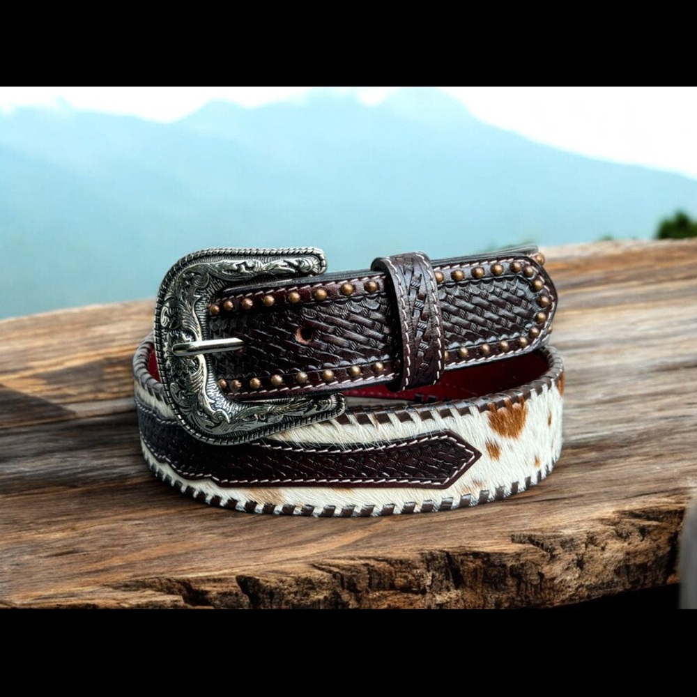 100% Genuine Full Grain Cowhide Leather Belt
